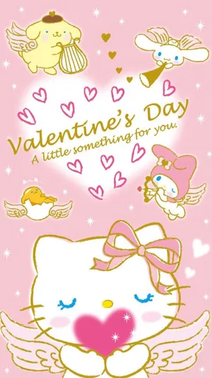 Sanrio Valentines Day Celebration Wallpaper