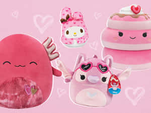 Sanrio Valentines Plush Collection Wallpaper