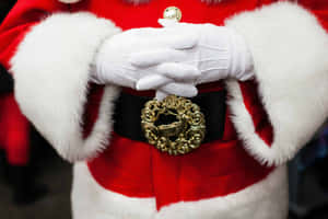 Santa Claus Costume Closeup Wallpaper