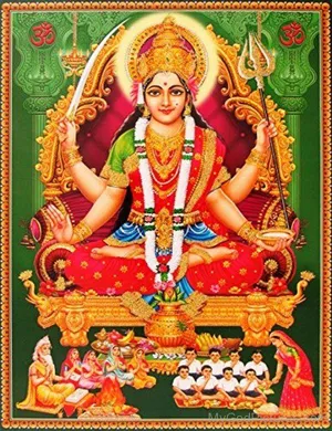 Santoshi Maa Hindu Goddes Wallpaper