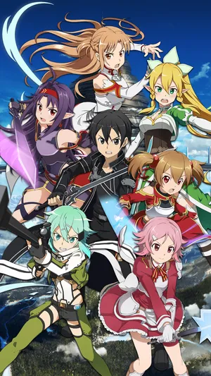 Sao Characters With Kirito Wallpaper