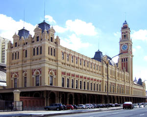 Sao Paulo Brazil Luz Station Wallpaper