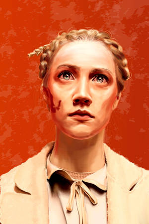 Saoirse Ronan Artwork Wallpaper