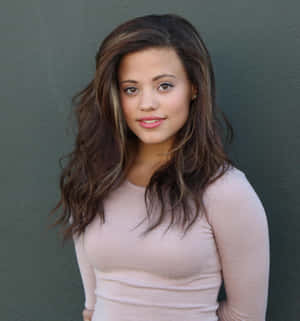 Sarah Jeffery Portrait Wallpaper