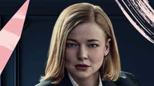 Sarah Snook Succession Promotional Portrait Wallpaper