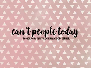 Sarcastic Introvert Quote Wallpaper