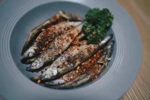 Sardines With Platings Wallpaper