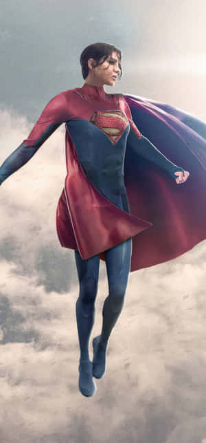 Sasha Calle Supergirl Floating Wallpaper