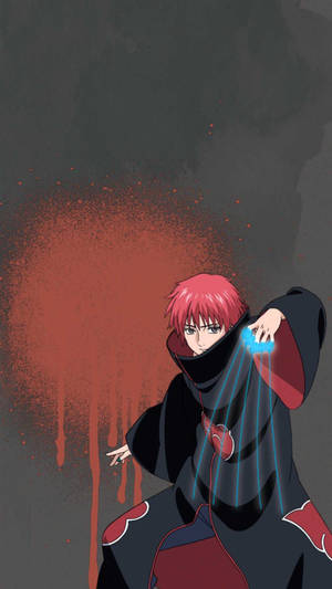 Sasori Paint Splash Wallpaper