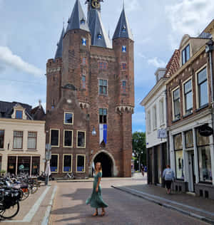 Sassenpoort Gateway Zwolle Wallpaper