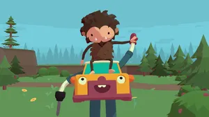 Sassy The Sasquatch Cartoon Character Wallpaper