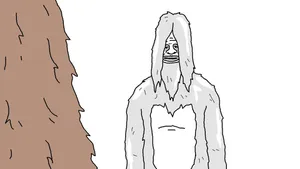 Sassy The Sasquatch Cartoon Wallpaper