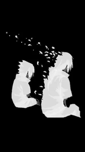 Sasuke Silhouette Art Wallpaper