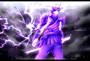 Sasuke Uchiha 4k Using Senjutsu Susanoo Wallpaper