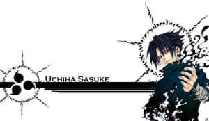 Sasuke Uchiha Activates His Cursed Mark Power Wallpaper