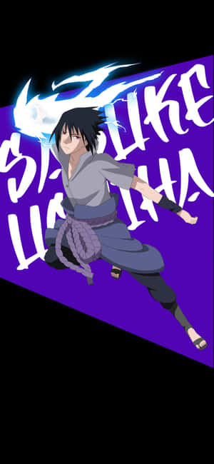 Sasuke Uchiha Chidori Illustration Wallpaper