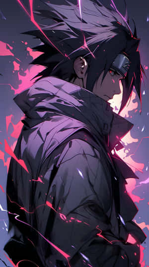 Sasuke Uchiha Dynamic Aura Artwork Wallpaper