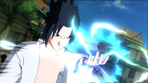 Sasuke Uchiha Lightning Bolts 4k Wallpaper