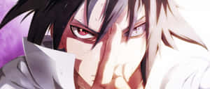 Sasuke Uchiha Takes A Determined Stance. Wallpaper