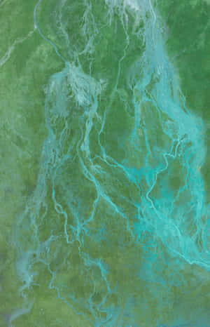 Satellite Image Of The Nile River Wallpaper