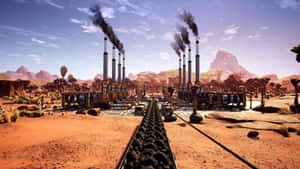 Satisfactory Coal Mines Wallpaper