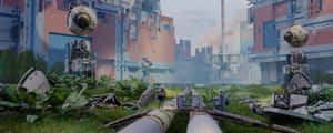 Satisfactory Rundown City Wallpaper