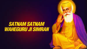 Satnam Satnam Waheguru Ji Simram Wallpaper