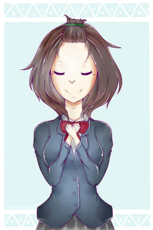 Satomi Murano From Parasyte Series In A Pensive Mood Wallpaper