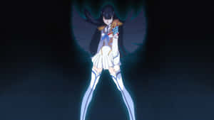 Satsuki Kiryuin, A Determined And Powerful Leader, Stands Tall And Proud. Wallpaper