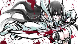 Satsuki Kiryuin Stands In Defiance Of All Those Who Have Done Her Wrong Wallpaper