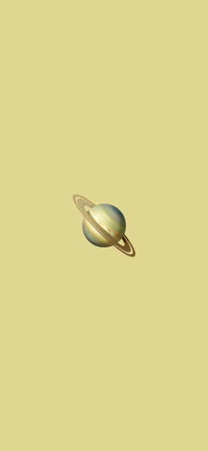 Saturn Illustration Pastel Background.jpg Wallpaper