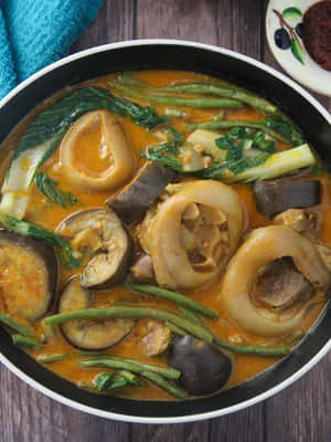 Saucy Filipino Stew Kare-kare Wallpaper