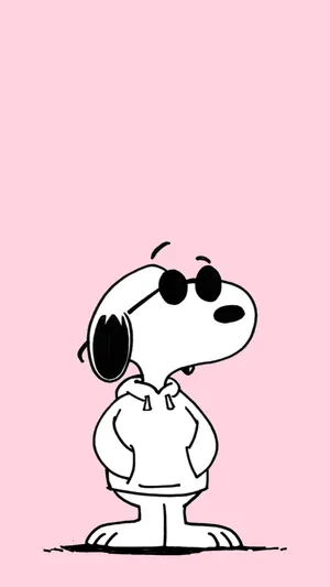 Savage Look Snoopy Cartoon Iphone Wallpaper