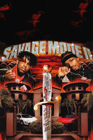 Savage Mode I I Album Cover Wallpaper