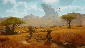 Savanna Exploration In Monster Hunter Wallpaper