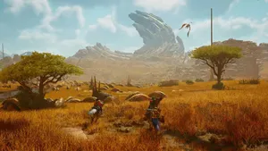 Savanna Exploration In Monster Hunter Wallpaper