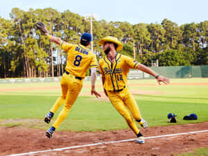 Savannah Bananas Baseball Celebration Wallpaper