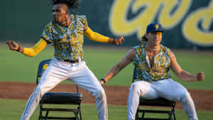 Savannah Bananas Baseball Dance Performance Wallpaper