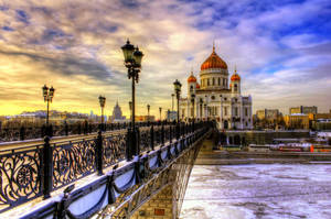 Saviour Cathedral In St. Petersburg Wallpaper