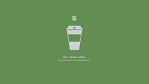 Savoring Minimalist Coffee Moments Wallpaper