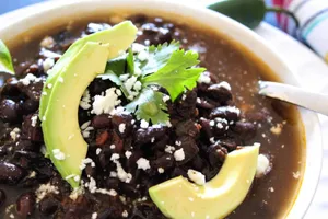 Savory And Comforting Black Bean Soup Wallpaper