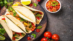 Savory Mexican Cuisine Feast Wallpaper