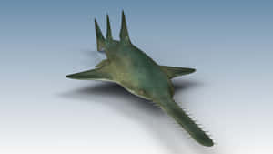 Sawfish Swimming3 D Render Wallpaper