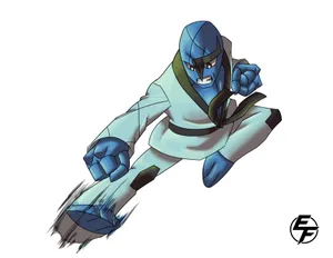 Sawk Fighting Kick Wallpaper