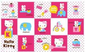 Say Hello To Your New Best Friend - A Hello Kitty Laptop Wallpaper