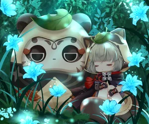 Sayu Flowers Genshin Pfp Wallpaper