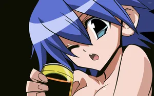 Sayuri Kurata Anime Character Drinking Juice Wallpaper
