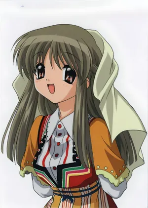 Sayuri Kurata In A Dreamy Night-time Scenery Wallpaper