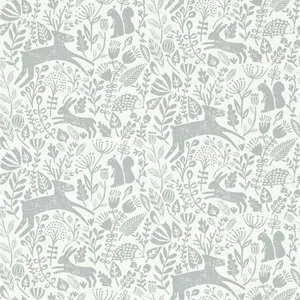 Scandinavian Forest Pattern Wallpaper
