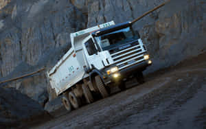 Scania Dump Truckin Quarry Wallpaper